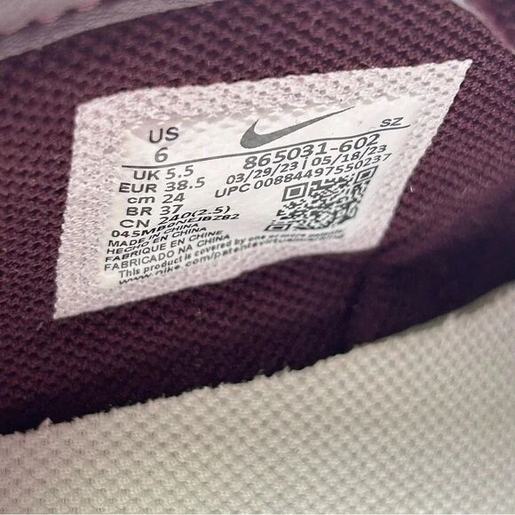 Nike Air Max Goadome ACG Suede Combat Boot Deep Burgundy Womens Size 7.5 Mens 6 - Picture 8 of 10